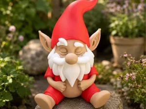 Sleeping garden gnome