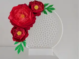 Voronoi Decorative Ring – Lace Look for 3D Flowers