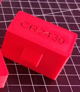 Print-in-Place Case for CR2430 Batteries