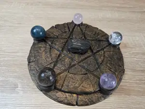 Pentagramm Stein Kristall Ablage