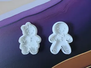 Gingerbread Cookie Cutter Person Shape Playdoh Fun