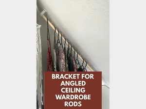 Bracket For Angled Ceiling Wardrobe