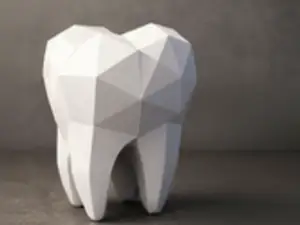 Dente molar decorativo