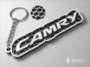 Toyota Camary logo honeycomb keychain