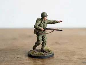 WW2 Soldier Tabletop Wargame - American Sergeant