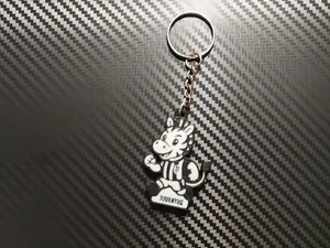 Juventus Zebra Mascot Keychain – 3D Printable