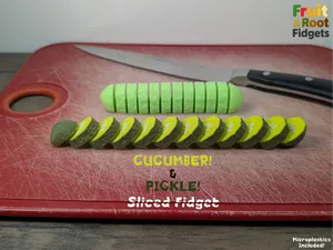CUCUMBER! or PICKLE! Sliced Fidget