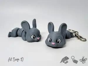 Articulated Bunny - Strong Joints