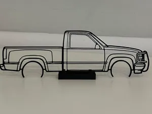 Chevy stepside 1998 with bull bar
