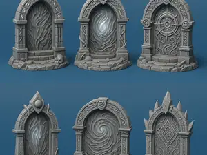 Arcane Portal Set – Stone Gateways Collection