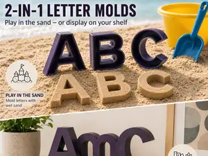 SANDBOX LETTER MOLDS (ENG, DK, SWE, NO, DE incl.)