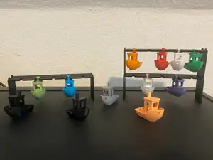 Modular Benchy Display V2 - Now Interlocking!