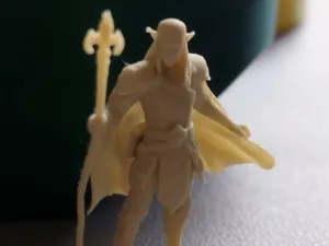 DnD Male Drow Elf Sorcerer Warlock 28mm
