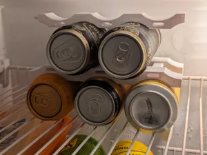 Porta lattine frigorifero Modulare salvaspazio