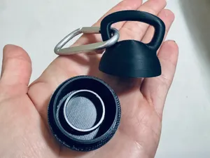 kettlebell keychain storage ring gym case box