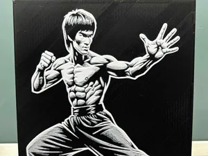 Bruce Lee - Hueforge
