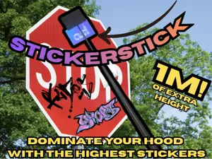 Stickerstick