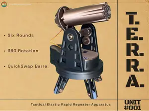 T.E.R.R.A - CyberBrick Rubber Band Launcher