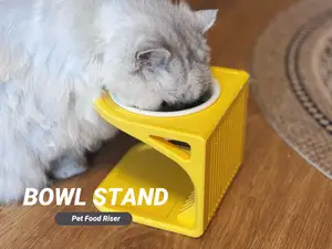 Cat Food Bowl Stand