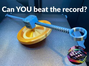 Forever Spin – 5 Minute Gear-Driven Spinning Top