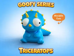 Goofy series – TRICERATOPS Movable Eyes NOAMS