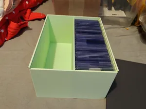Large TCG Toploader Storage with sliding lid