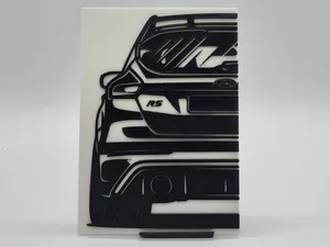 2D Wall Art Ford Focus MK3 RS