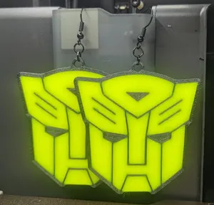 Transformers Earrings or Keychain