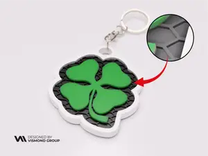 Quadrifoglio Keychain
