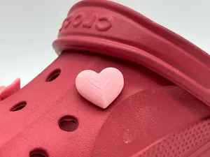 The Cutest 3D Heart Croc Charm Jibbitz -Only 1.3g 
