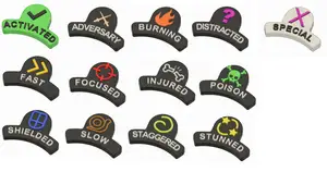 Malifaux - Condition tokens 4E