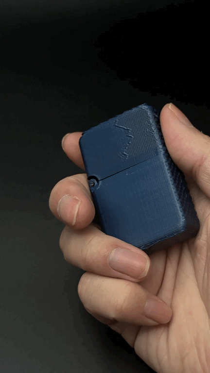 "Fake Zippo Lighter"
