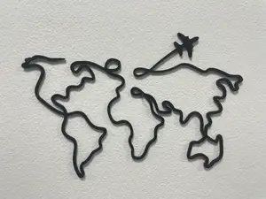 Wall Art World Map