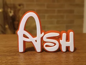 Disney Name Sign Ash