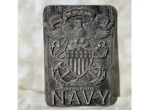 US NAVY The Sea is ours Wall Plaque
