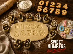 Number Cookie Cutter Set 0-9 – Birthday Baking