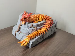 Stone & Root Display Base / Dragon Perch