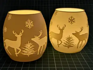 Tealight Christmas Deer lamp