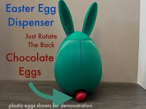 Easter Egg Dispenser – Drops Mini Chocolate Eggs