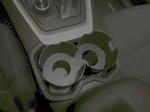 Double Car Cup Holder Expander (RAV 4)