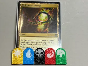 MTG Land Type Markers for Multiversal Passage