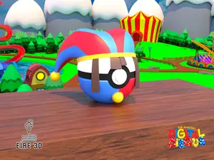 Pokeball-Pomni-the amazing digital circus-pokebola