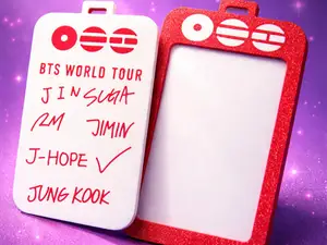 BTS Photocard Holder – World Tour Edition K POP