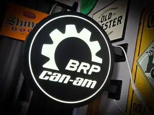 BRP CAN-AM ~ 2-Sided Round Lightbox