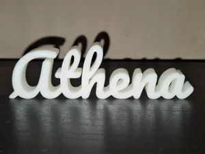 Athena Name Sign Display Decor
