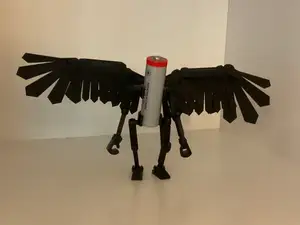 Battery Buddy With Raven Wings