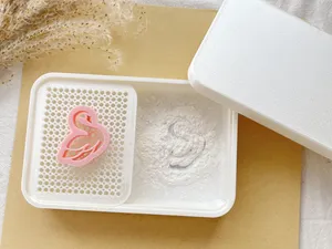 Acrylic Clay Storage Box with Lid polymer clay