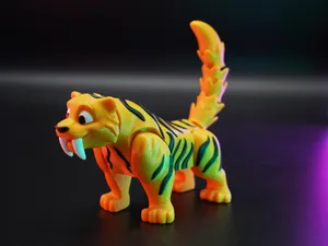 Smilodon Saber-toothed & Diorama