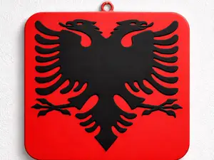 Quadretto con stemma Albania