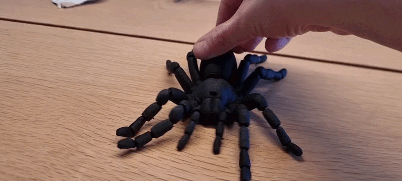Articulated flexi tarantula